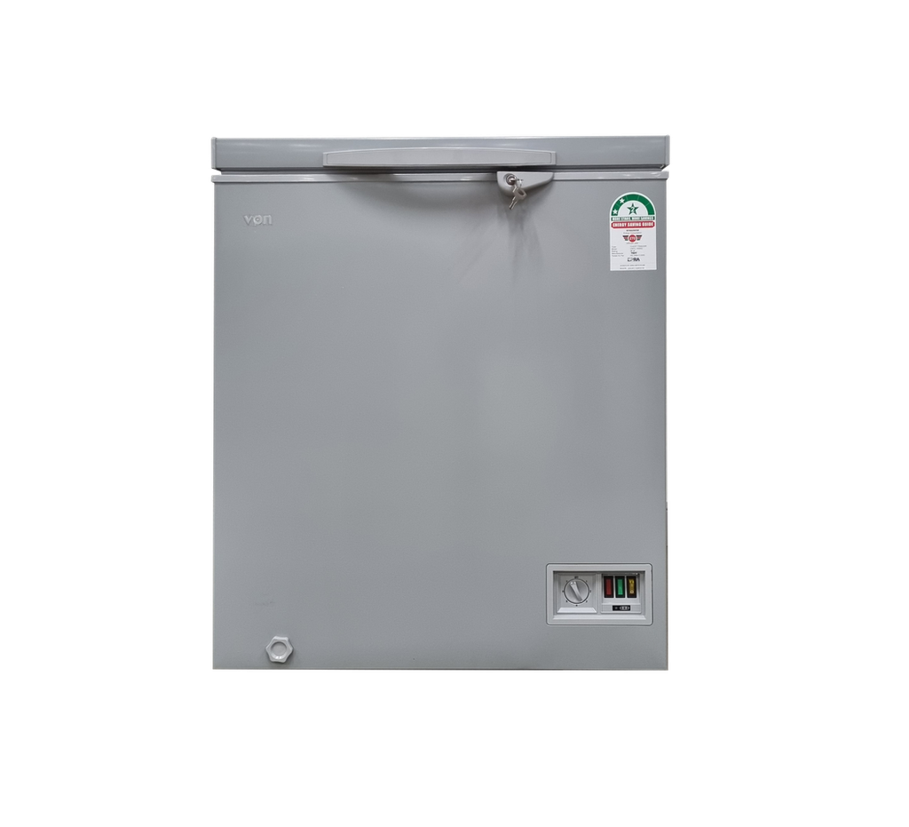 VON CHEST FREEZER142L GREY