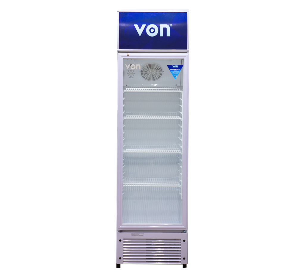 VON VERTICAL COOLER 237L GREY 