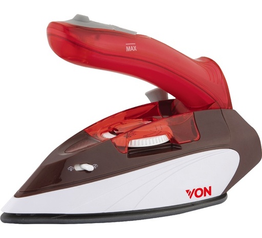 [VSIS10MSR] VON TRAVEL S/IRON 1100W RED 
