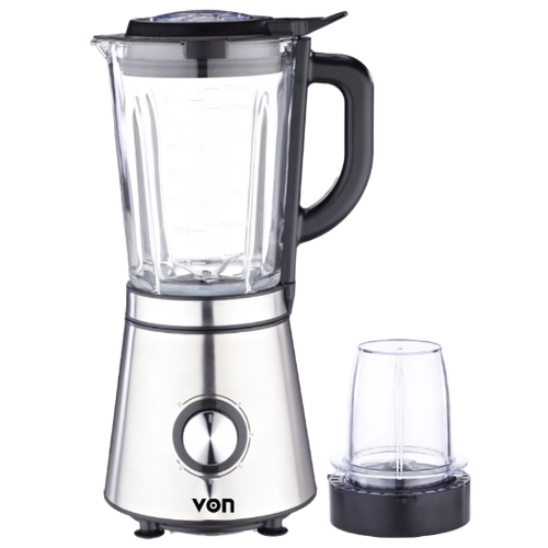 [VBG601BLX] VON BLENDER 600W GLASS JAR STAINLESS 1.7L